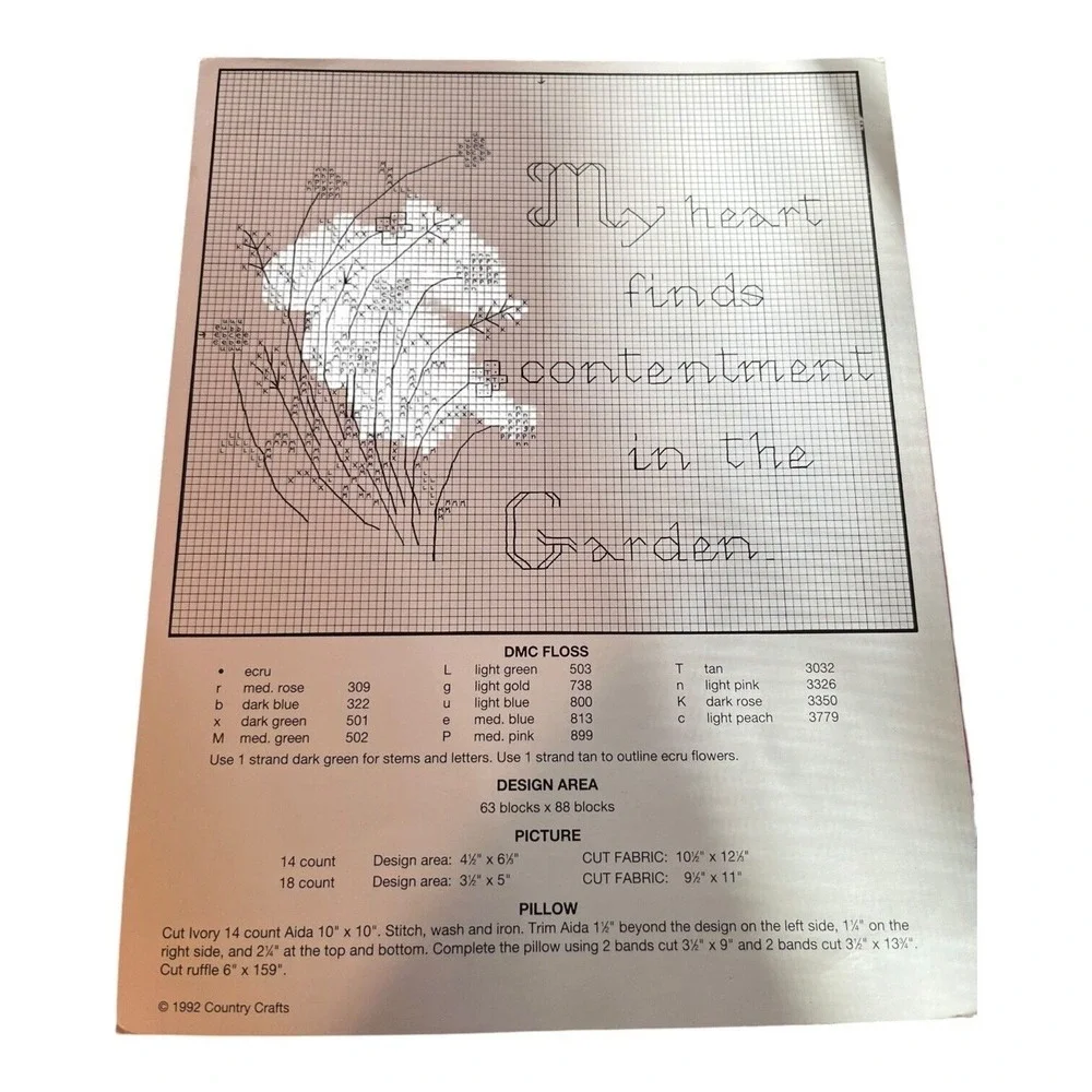 8 Vintage Cross Stitch Patterns Birthday Anniversary Clock Garden Wedding VGC